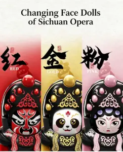 Sichuan Opera Face Changing Doll