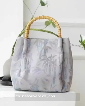 Chinese silk brocade bag